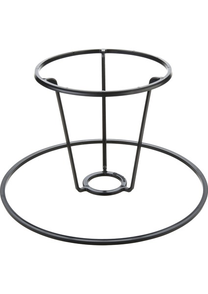 25'lik Konik Abajur Çerçeve Takımı Siyah fırsatları