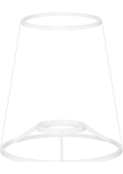 16'lık Kol Şapkası Çerçeve Takımı Beyaz