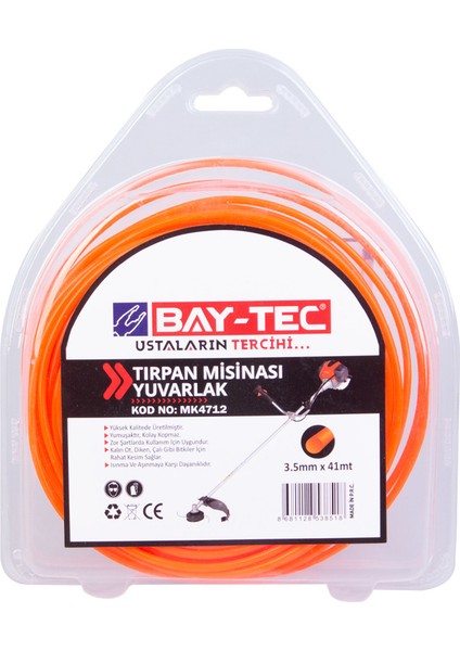 Bay-TecYuvarlak Tırpan Misinası 3.5 mm 41 M