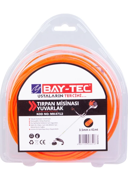 Bay-TecYuvarlak Tırpan Misinası 3.5 mm 41 M