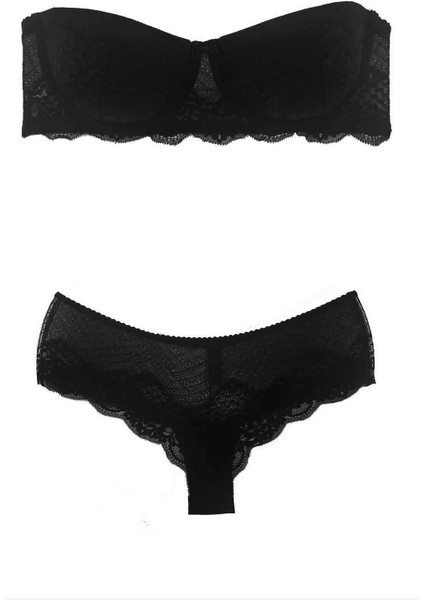 4696 Verona Soft Push Up Kaplı Strp.sütyen Takımı