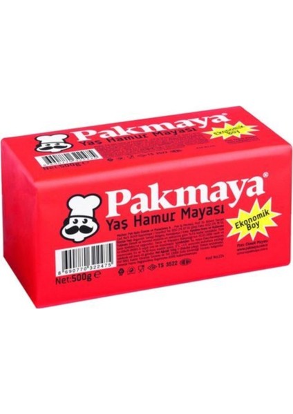 Yaş Maya Kırmızı 500GR