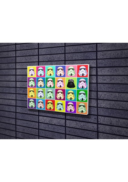 Pop Art Stormtrooper Kanvas Tablo