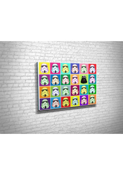 Pop Art Stormtrooper Kanvas Tablo