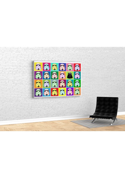 Pop Art Stormtrooper Kanvas Tablo