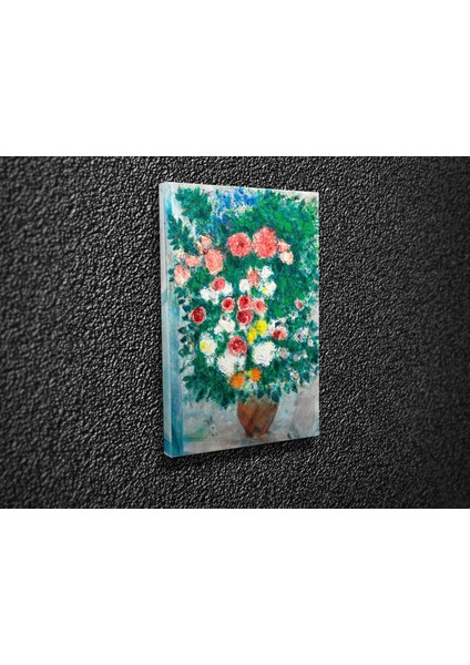 Marc Chagall -Vase De Fleurs Dans La Fenetre Kanvas Tablo fiyatları