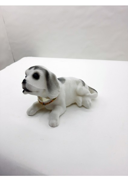 Kafa Sallayan Köpek Torpito Süsü Beyaz