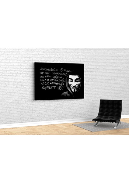 Guy Fawkes Kanvas Tablo