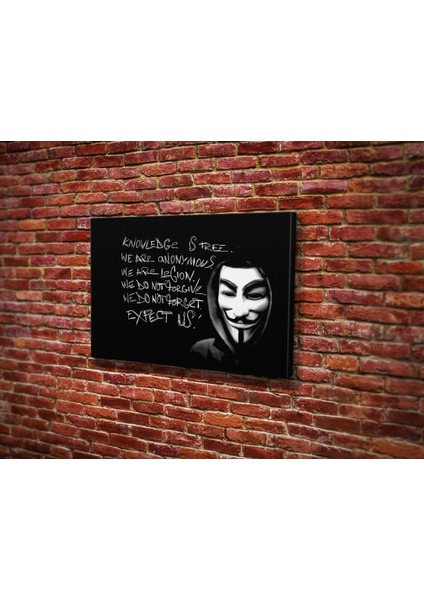 Guy Fawkes Kanvas Tablo