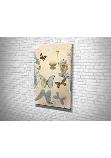 Salvador Dali-Allegorie De Soie Kanvas Tablo