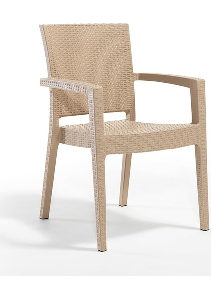 Cappucino Novussi Liverno Rattan Masa Koltuk Takımı 90X150 Camlı Masa modelleri