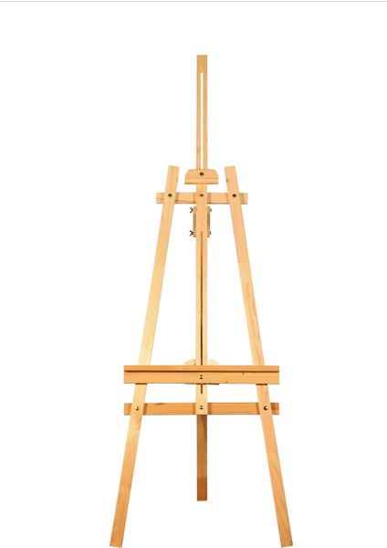 Wood 172 cm Ahşap Şövale Profesyonel Kullanım İçin Kolay Kurulumlu ve Şık Tasarım