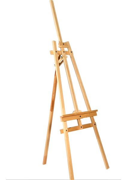 Wood 172 cm Ahşap Şövale Profesyonel Kullanım İçin Kolay Kurulumlu ve Şık Tasarım modelleri