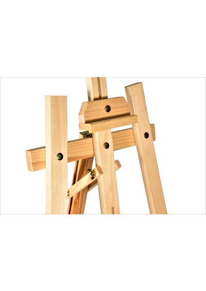 Wood 172 cm Ahşap Şövale Profesyonel Kullanım İçin Kolay Kurulumlu ve Şık Tasarım fırsatları