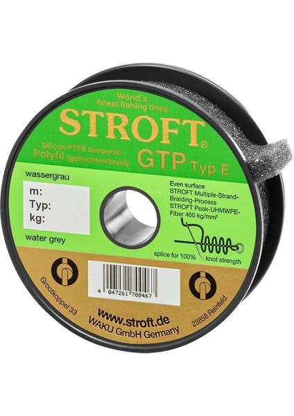 Gtp Typ E Örgü Misina Gri 250M