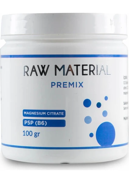 Raw Material - Premix Citrate P5P 100 gr