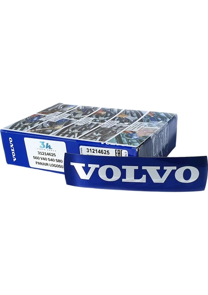 3k Volvo S40 V40 C30 C70 S80 S60 XC90 Panjur Logo Amblem