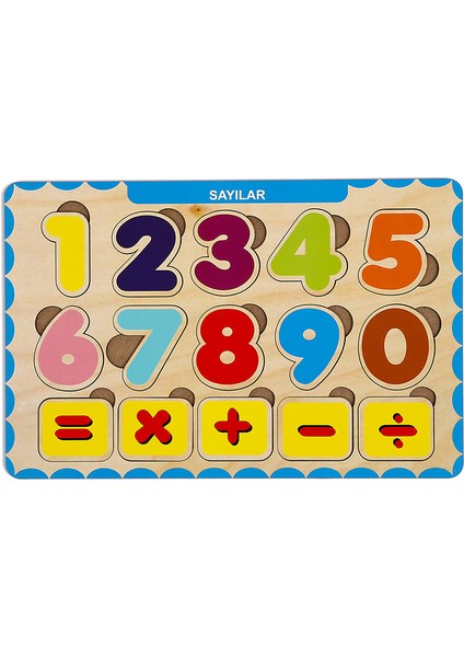 Ahşap Bul Tak Eğitici 2 Adet Yapboz Puzzle Seti