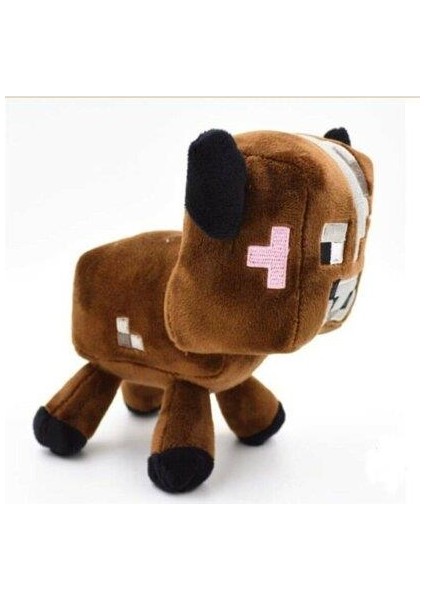 Minecraft Inek Brown Cow Peluş Karakter Premium Sevimli Oyuncak 16 cm