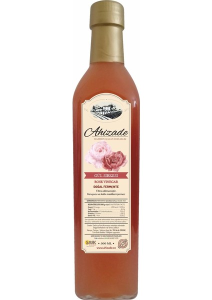 Gül Sirkesi - 500 ml