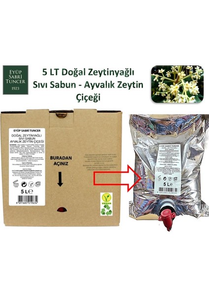 Est 5lt Sıvı Sabun-Ayvalık Zeytin