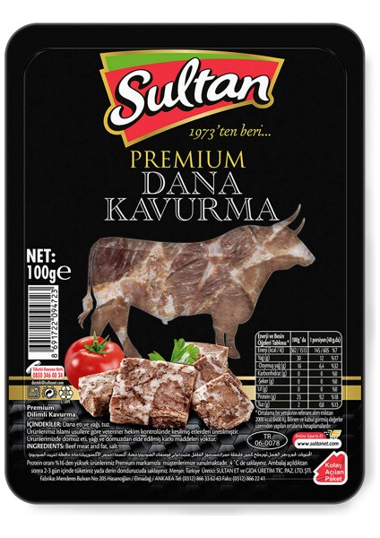 Dilimli Kavurma 100 G