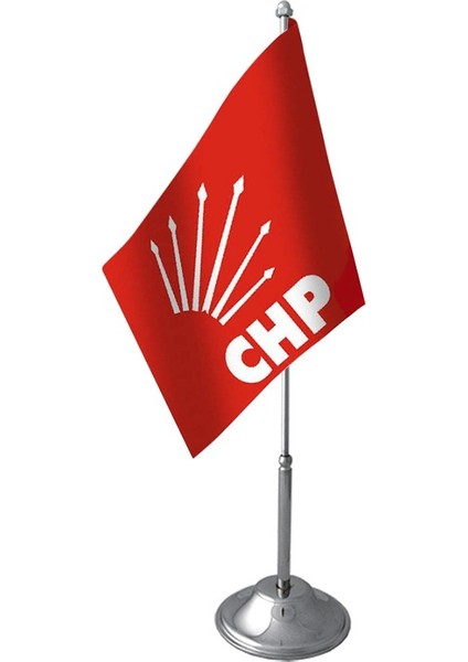 Tekli Chp Masa Bayrağı Takımı