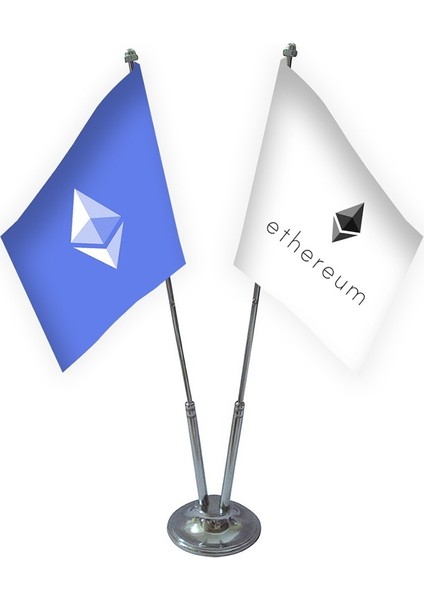 İkili Ethereum Masa Bayrağı Takımı
