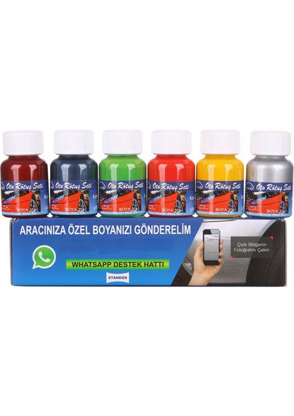 Seat KOD:LS4Y Mystic Magenta Rötuş Boyası Seti 100 ml