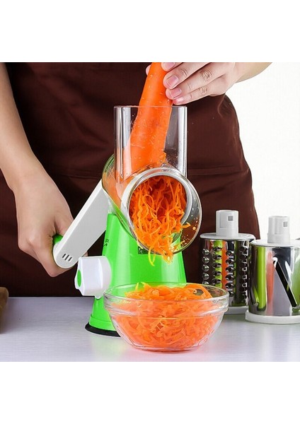 Çevirme Kollu Sebze Doğrayıcı Rende Vegetable Slicer Sebze Dilimleyici