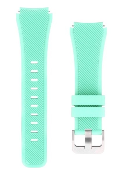 Apsuwa Fossil Gen 5 Carlyle Hr Uyumlu Kordon Çizgili Soft Silikon Saat Kordonu 22/lm2--Turkuaz