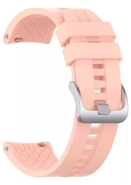Fossil Gen 5 Julianna Hr Uyumlu Kordon Labyrinth Silikon Saat Kordonu 22/K23--PEMBE