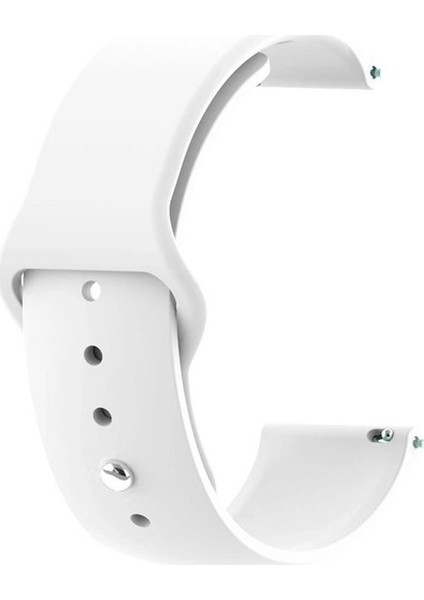 Apsuwa Honor Magicwatch 2 Classic 46MM Uyumlu Kordon Mat Jel Silikon Saat Kordonu 22/qq--Beyaz