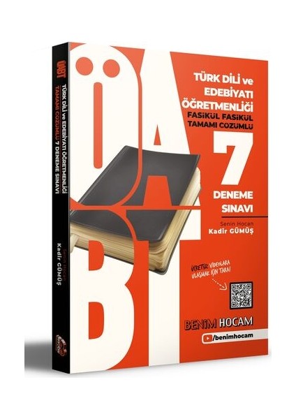 2021 ÖABT Türk Dili ve Edebiyatı Öğretmenliği Fasikül Fasikül Tamamı Çözümlü 7 Deneme Sınavı