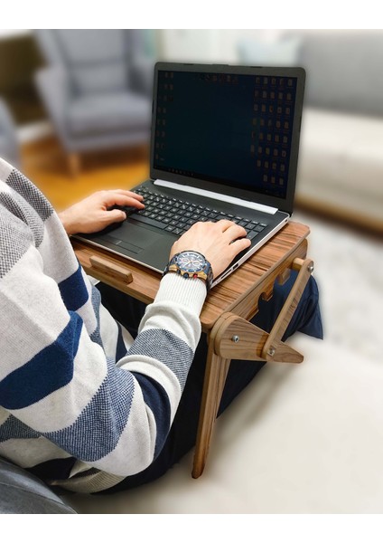 Asudehome Laptop Sehpası Koltuk Kanepe Yatak Ders Çalışma Masası Hasta Servis Rahle Sedir