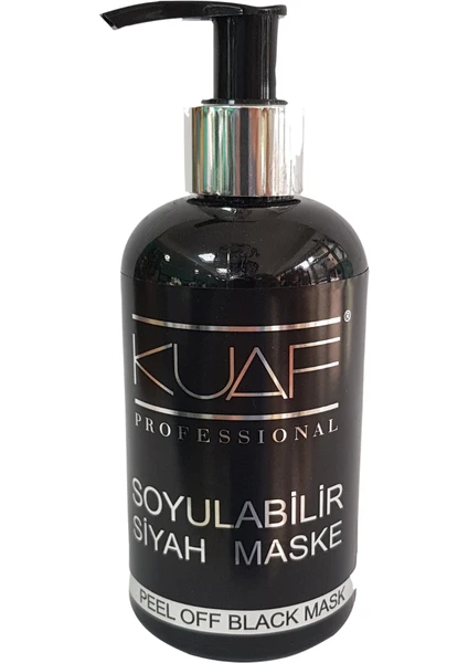 Siyah Slikon Yüz Maskesi 250 ml