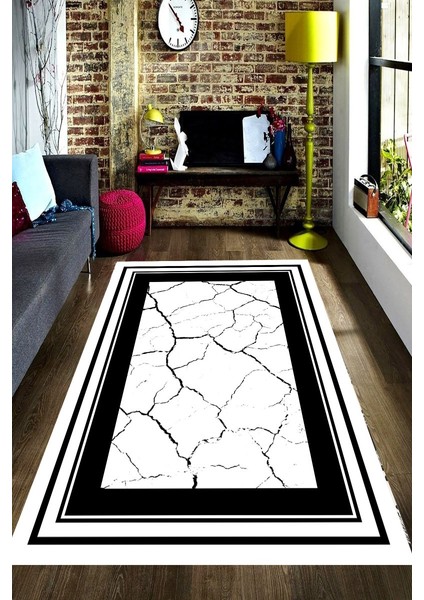 Antibakteriyel Kaymaz Dot Taban Yıkanabilir Dijital Baskı Halı MRC2233