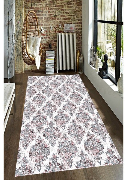 Antibakteriyel Kaymaz Dot Taban Yıkanabilir Dijital Baskı Halı MRC2481