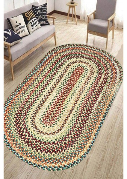 Antibakteriyel Kaymaz Dot Taban Yıkanabilir Dijital Baskı Halı MRC2680