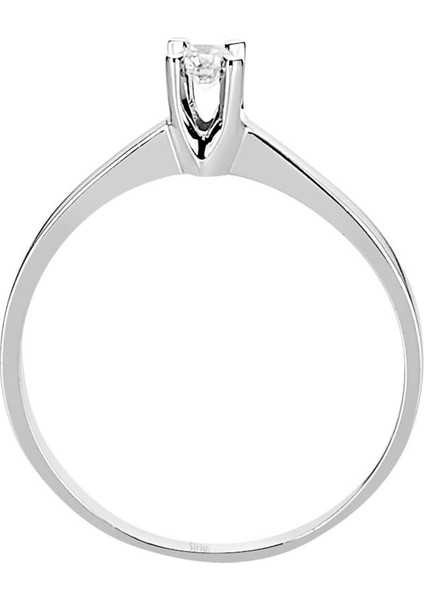 G Renk 0,13 Karat Pırlanta Tektaş Yüzük 0417R0051 modelleri