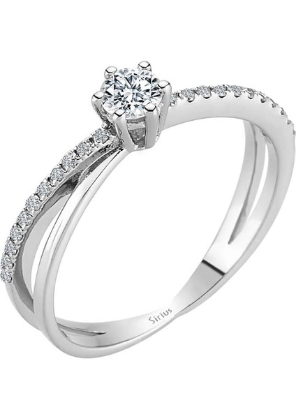 F Renk Toplam 0,36 Karat Pırlanta Tektaş Yüzük 0417R0102 fiyatları