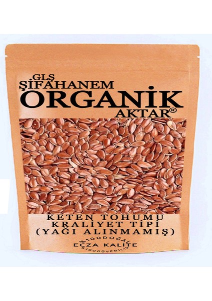 Keten Tohumu Tane 1 kg Yağı Alınmamış Ecza Kalite
