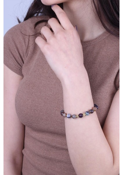 Doğal Florit Taşlı Kadın Bileklik 300177 fiyatları