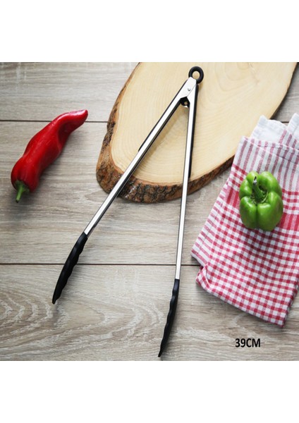 Mutfak Maşası Ucu Slikonlu 39 cm