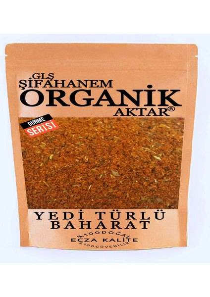 GLŞ Şifahanem Organik Aktar Yedi Türlü Bahrat 1 kg  7 Türlü Karışık Baharat