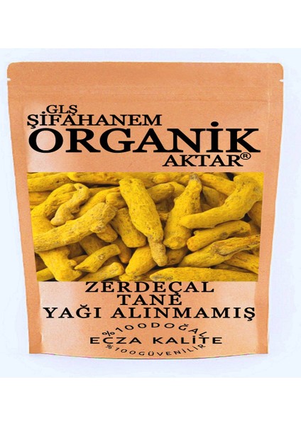 Zerdeçal Tane Kök 1 kg Yağı Alınmamış Ecza Kalite