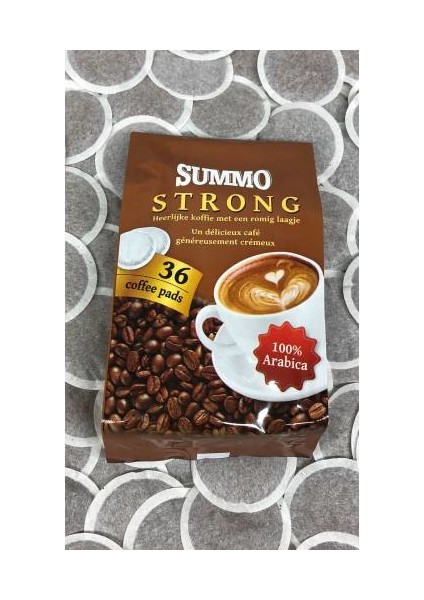 Strong 72'li Avantaj Paketi (36X2) Senseo Pod Coffee Pads Kahve Kapsülü