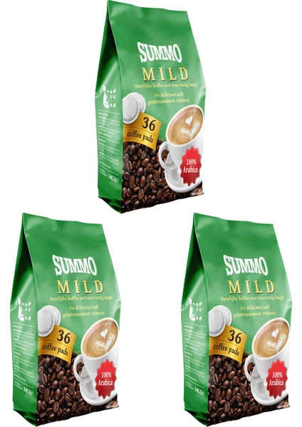 Mild 108'LI Avantaj Paketi (36X3) Senseo Pod Coffee Pads Kahve Kapsülü