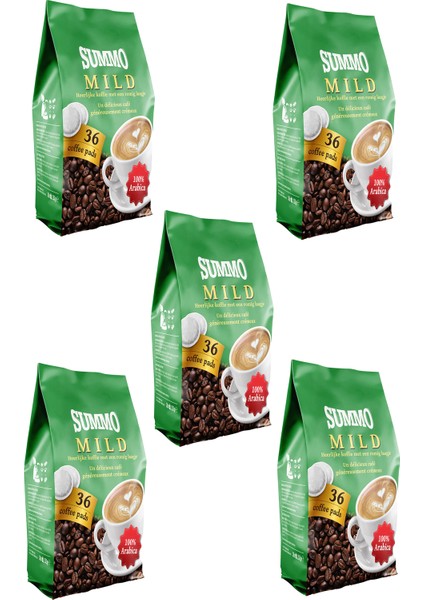 Mild 180'LI Avantaj Paketi (36X5)  Senseo Pads Coffee Pod Kahve Kapsülü