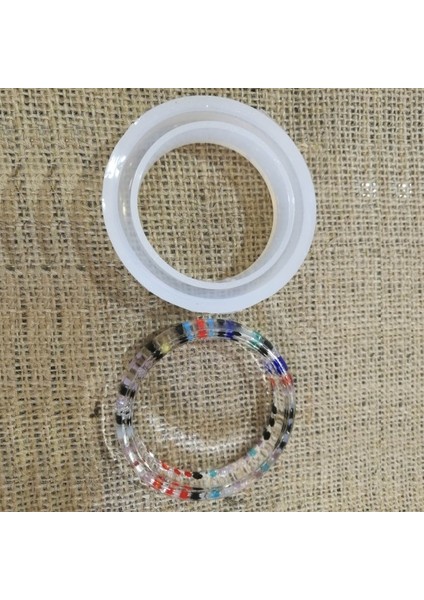 Bilezik Reçine Epoksi Kalıp 8 cm -Kod:90